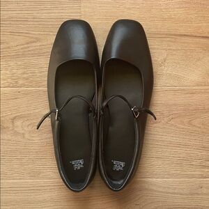 Wild Fable Black Square-Toe Flats
